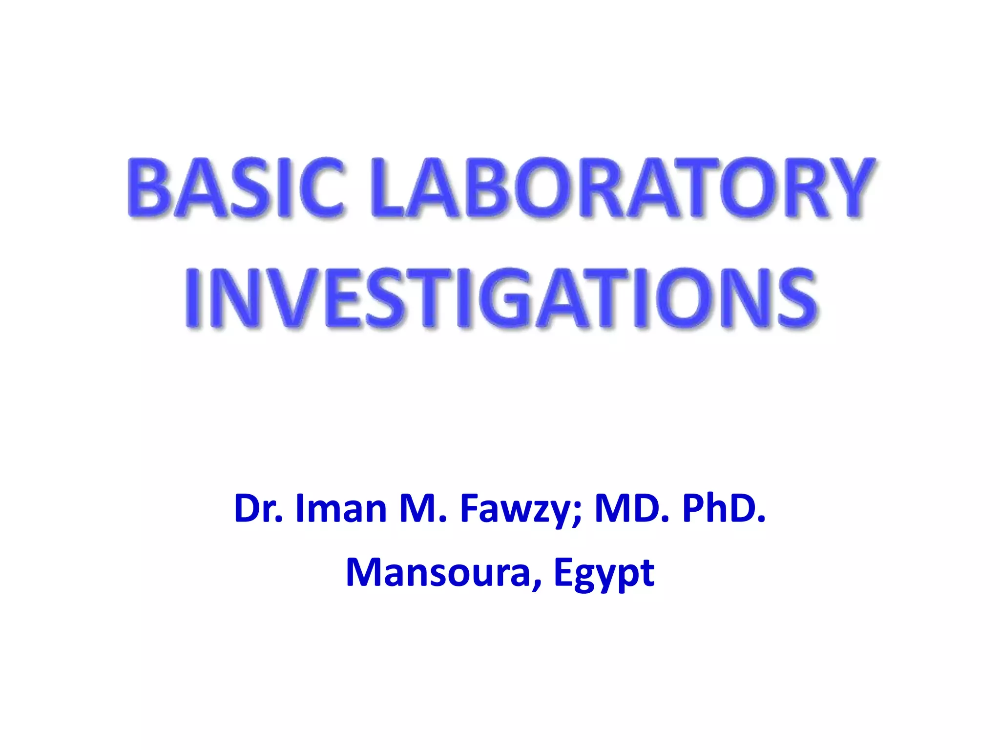 Dr. Iman M. Fawzy; MD. PhD.
Mansoura, Egypt
 