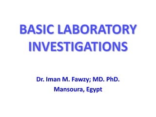Dr. Iman M. Fawzy; MD. PhD.
Mansoura, Egypt
 