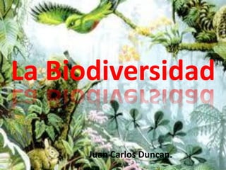 La Biodiversidad
Juan Carlos Duncan.

 