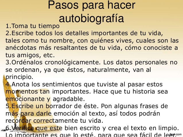 La biografía