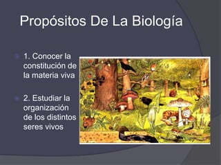 ¿Qué es la biología? biología significa estudio de la vida (bios = vida y logos = estudio).