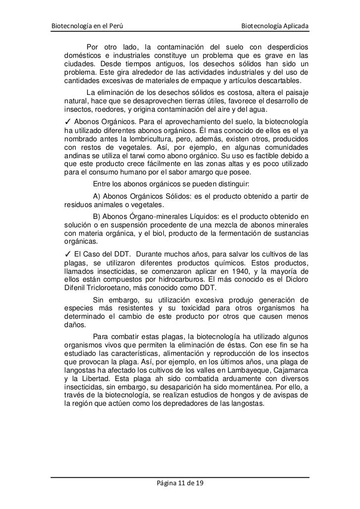 Monografia biotecnologia