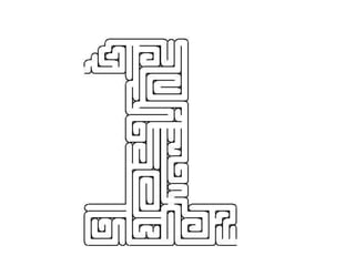 Labirinto forma numerais