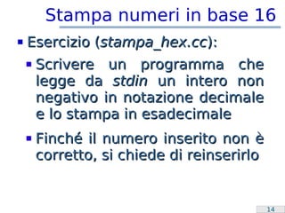 Laboratorio Programmazione: Istruzioni Iterative