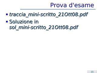 Laboratorio Programmazione: Istruzioni Iterative