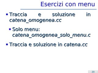 Laboratorio Programmazione: Istruzioni Iterative