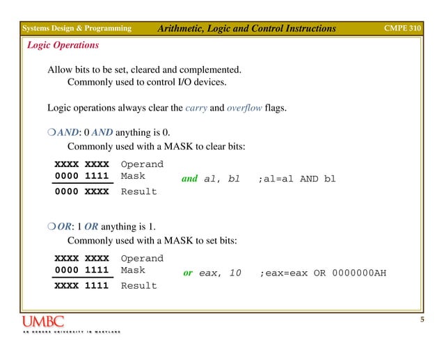 Lab lect03 arith_control | PPT