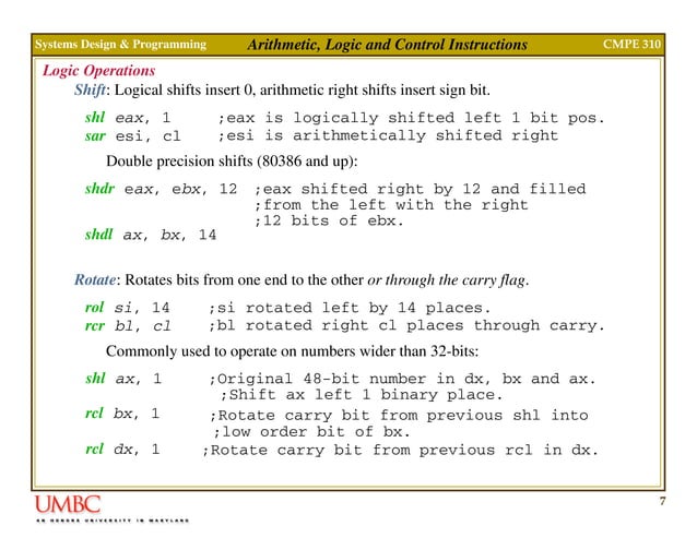 Lab lect03 arith_control | PPT