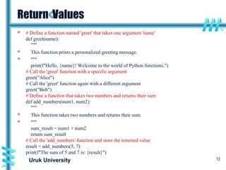 Comprehensive Introduction to Python Functions for Cybersecurity | PPT