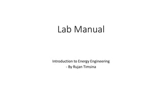 Introduction to Energy Engineering Lab manual.pptx