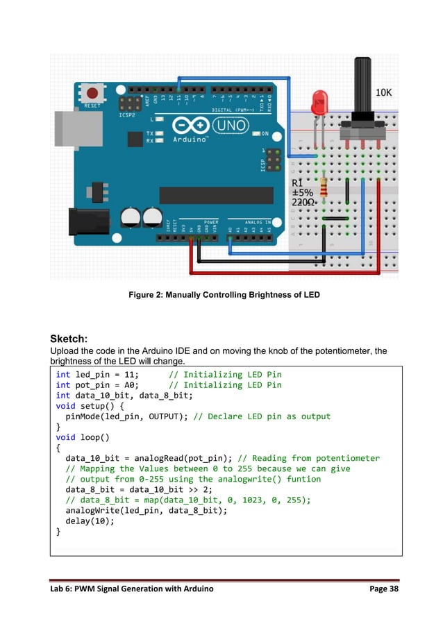 Lab Manual Arduino UNO Microcontrollar.docx | Computer Peripherals ...