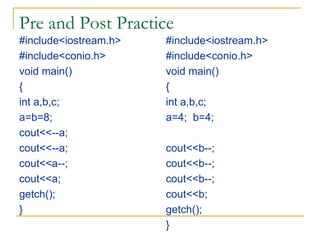 Lab Manual IV (1).pdf on C++ Programming practice | PDF