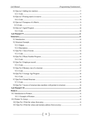 Lab manual programing | DOCX