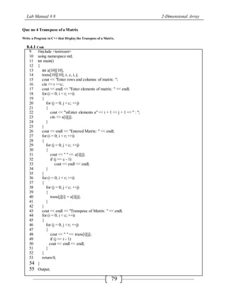 Lab manual programing | DOCX