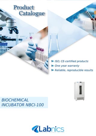 BIOCHEMICAL
INCUBATOR NBCI-100
 