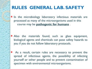 Lab NO.1 Microbiology practicle lab clutuee | PPT