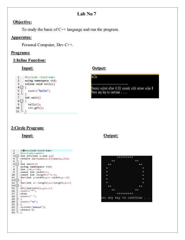 Text Input On Dev C++