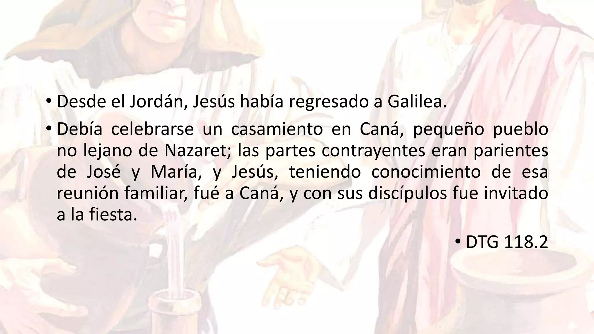 La boda de cana de galilea