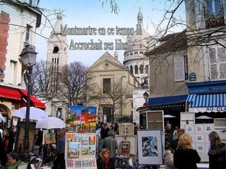 Montmartre en ce temps-là  Accrochait ses lilas...  