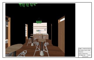 UNIBE
Sec.01
Julio 8 del 2016
Diseño de Interiores
María Eugenia Castillo 15-0302
Perspectiva
Diseño IV: Restaurantes
Prof. Magaly Caba
 