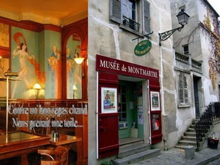 Contre un bon repas chaud  Nous prenait une toile... 