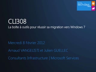 La boite à outils pour réussir sa migration vers Windows 7
