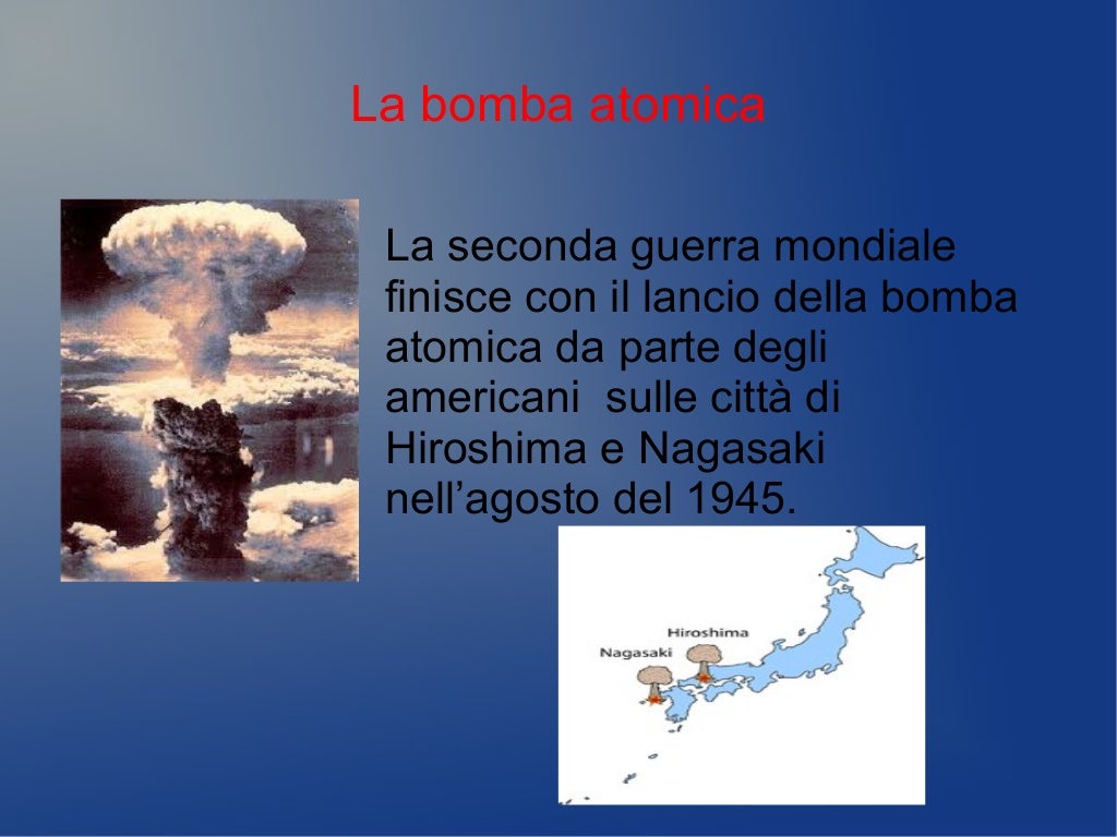 La bomba atomica
