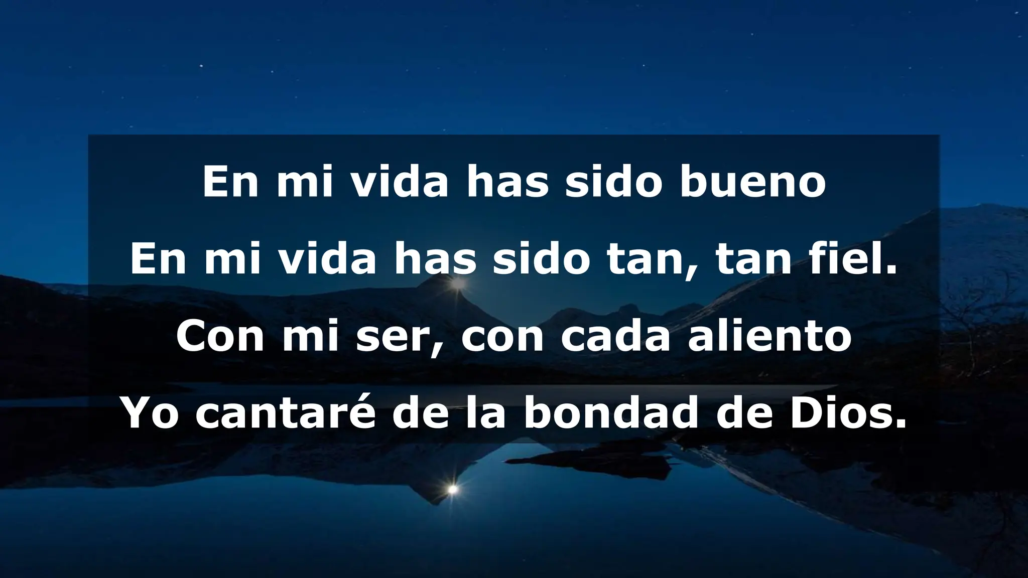 Cancion La bondad de Dios en PP................. PPT