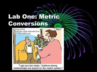 Lab One: Metric
Conversions
 