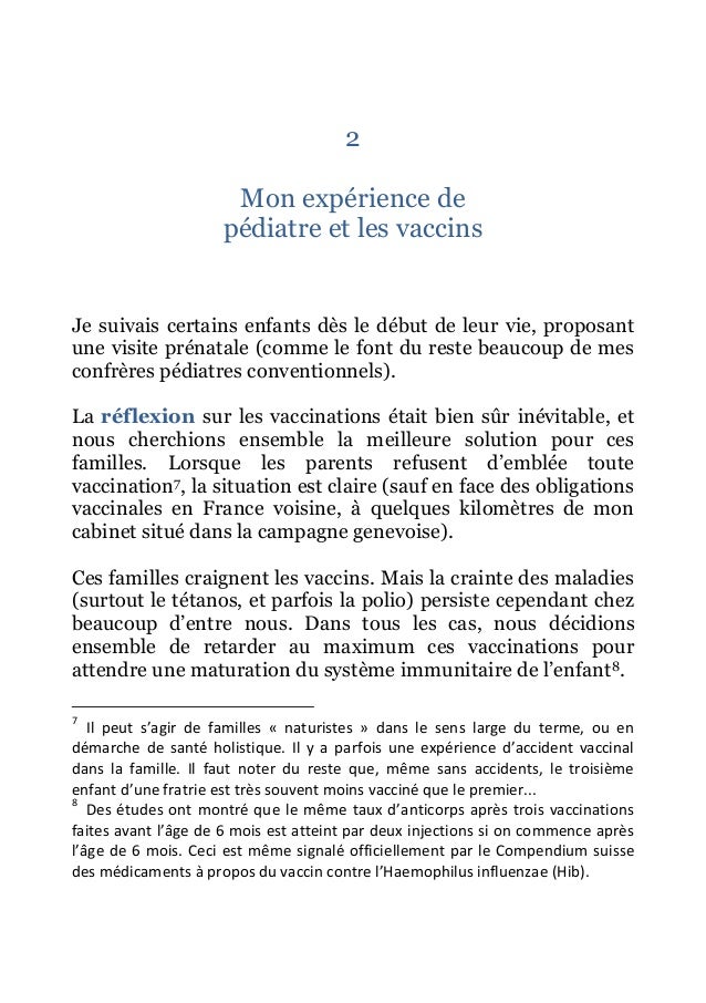 La Bonne Sante Des Enfants Non Vaccines Francoise Berthoud