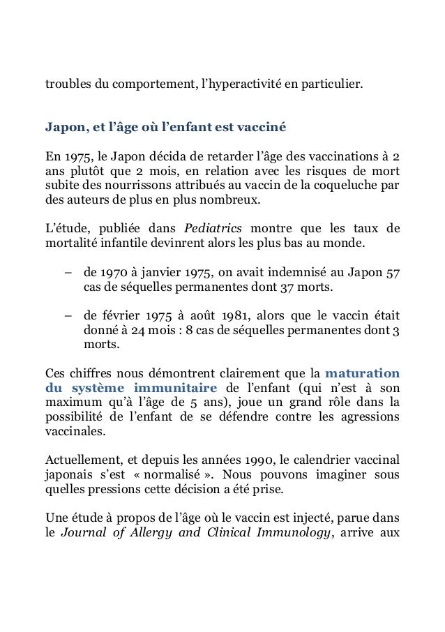 La Bonne Sante Des Enfants Non Vaccines Francoise Berthoud