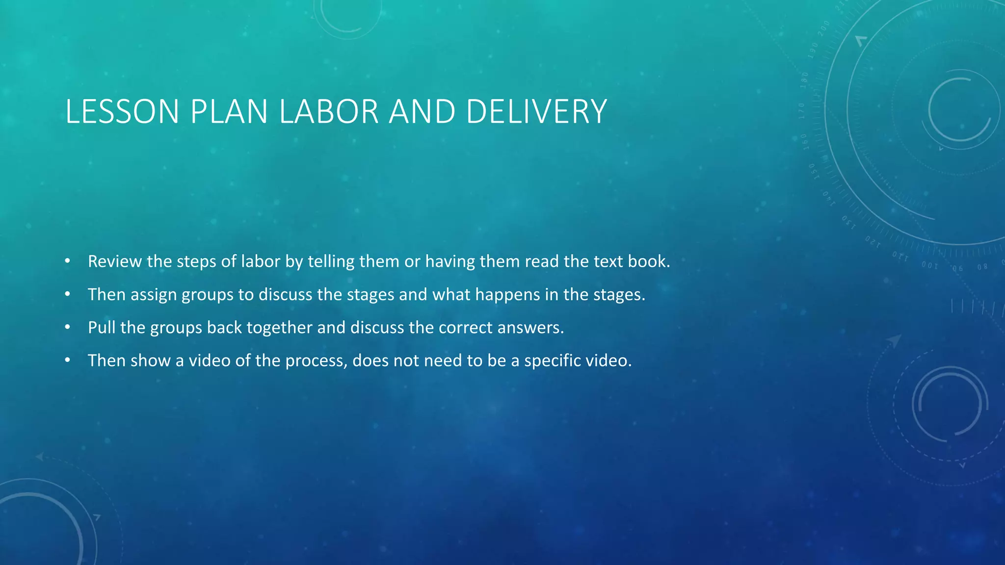 Labor and delivery ppt