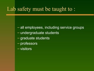 Laboratories Biological Safety Design Manual | PPT