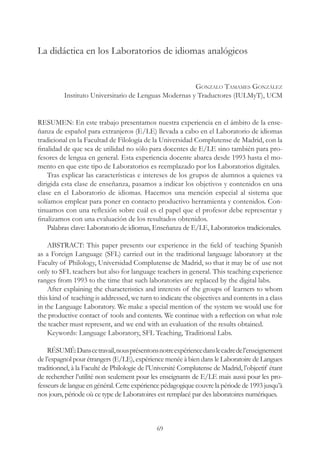 Laboratorio de idiomas | PDF