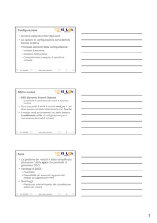 Laboratorio Di  Basi Di  Dati 08  Il  Web Server  Apache