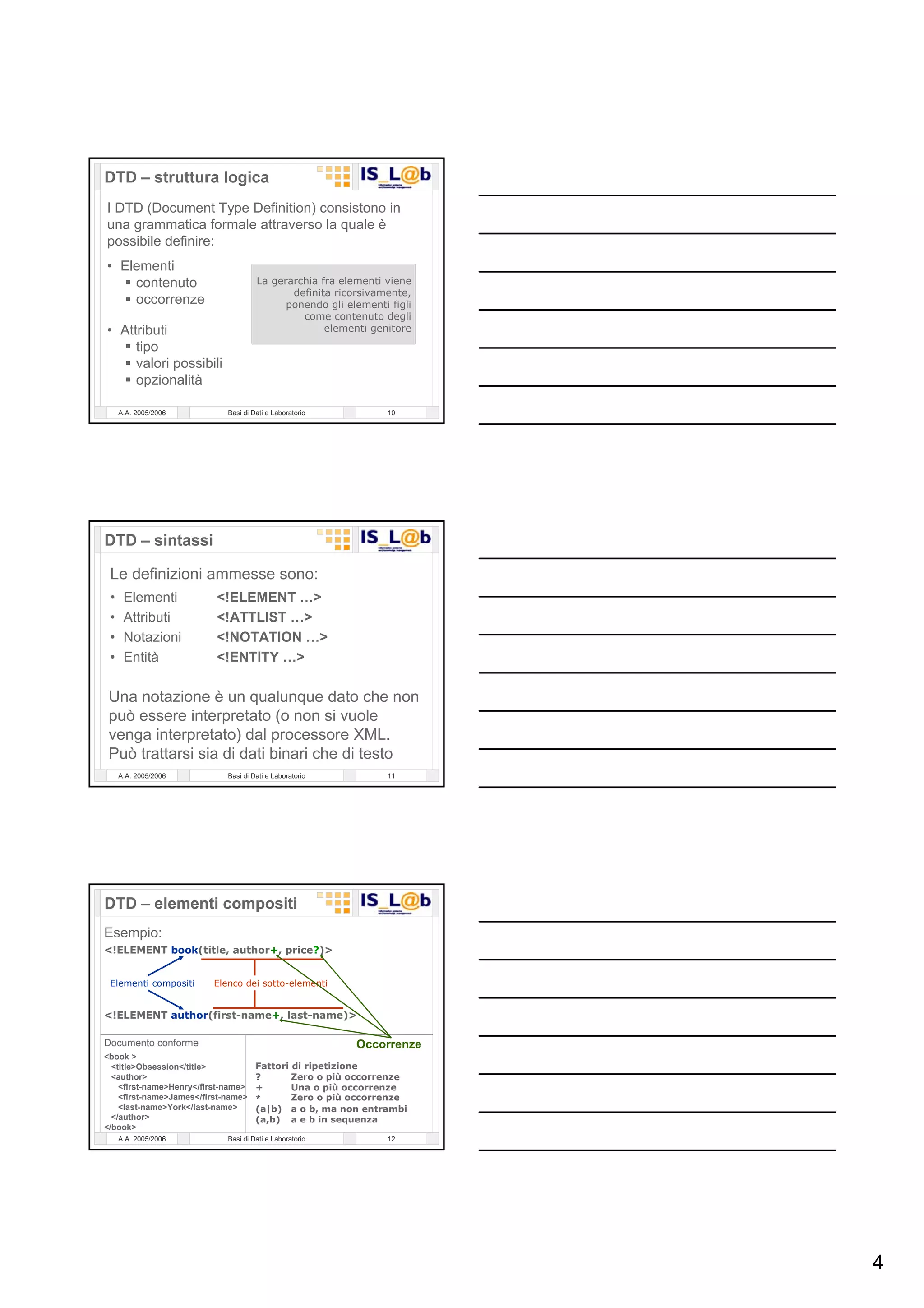 Laboratorio Di  Basi Di  Dati 12  P H P   Gestione Di File  X M L