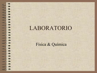 LABORATORIO Física & Química 