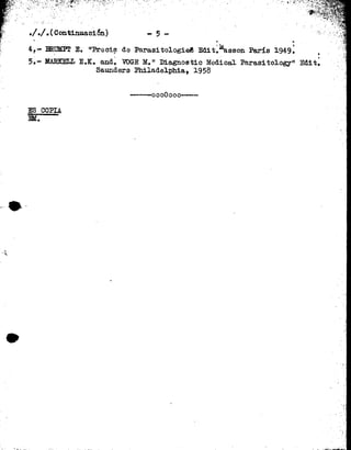 Laboratorio parasitólogico