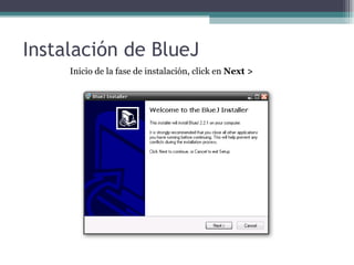 Primer Programa Java en Bluej | PPT