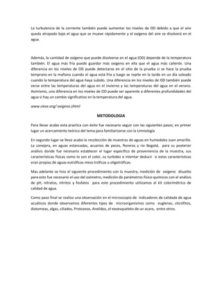 Laboratorio ecologia