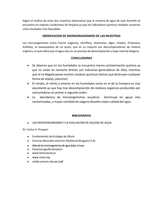 Laboratorio ecologia