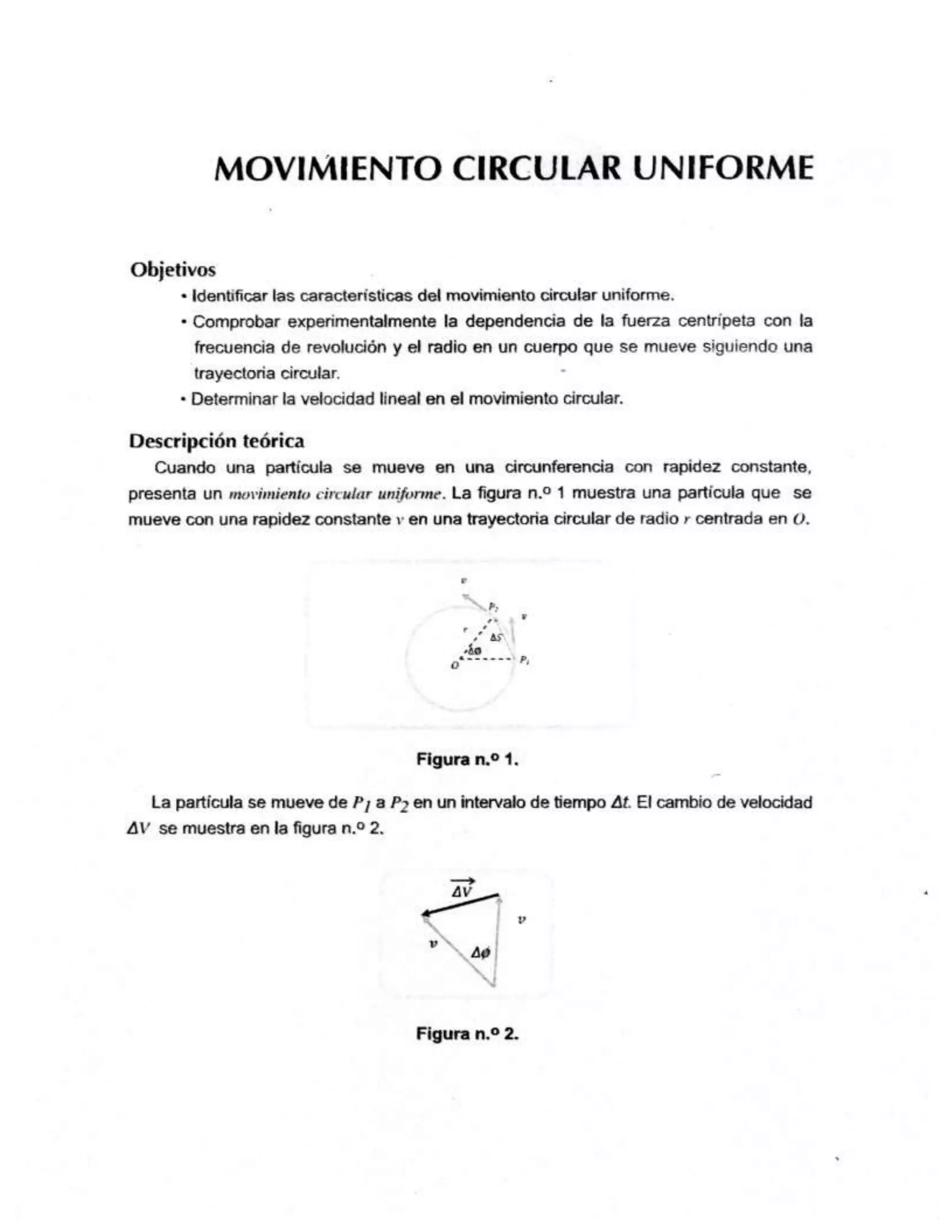 Laboratorio fisica 2 movimiento circular