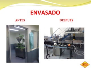 ENVASADO ANTES   DESPUES 