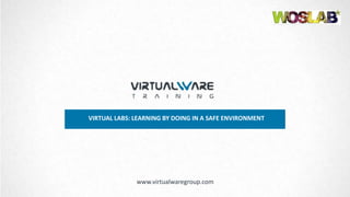 VIRTUAL LABS: LEARNING BY DOING IN A SAFE ENVIRONMENT




              www.virtualwaregroup.com
 