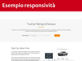 Esempio responsività
*
 