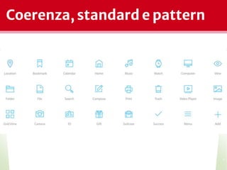 Coerenza, standard e pattern
*
 