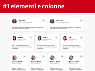 #1 elementi e colonne
*
 