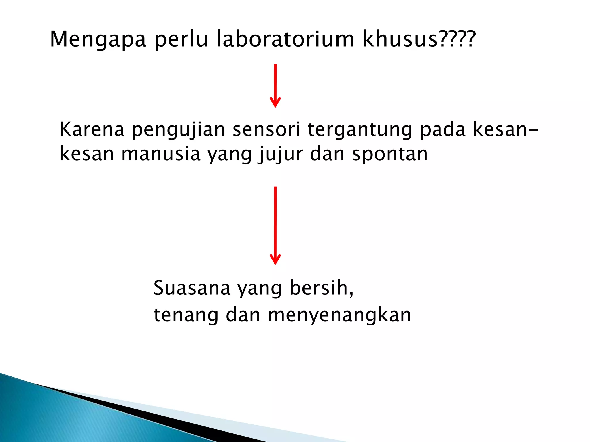 Laboratorium uji sensori | PPTX