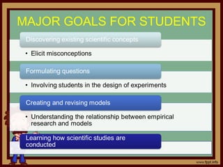 MAJOR GOALS FOR STUDENTS
 