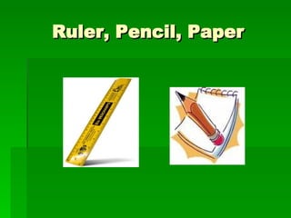 Science Ruler Under Paper Laboratory Equipment | PPT